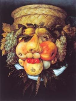 Arcimboldo Guiseppe Portrait eines Mannes 