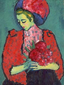 Jawlensky Alexej - Mädchen mit Pfingstrosen 