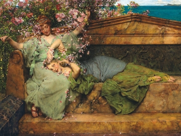 Alma-Tadema Sir Lawrence - Im Rosengarten 