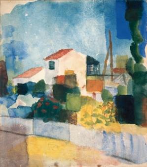 Macke August - Das helle Haus 