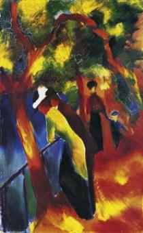 Macke August - Sonniger Weg 