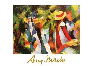 Macke August - Ragazze sotto gli alberi 