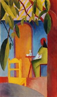 Macke August - Türkisches Cafe II 