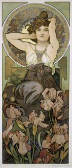 Mucha Alphonse Marie - Edelsteine: Amethyst 