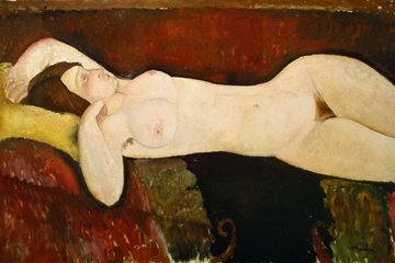 Modigliani Amadeo - Akt einer schlafenden Frau 