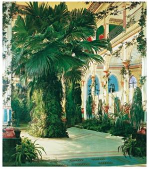 Blechen Karl - Interior of a Palm House 