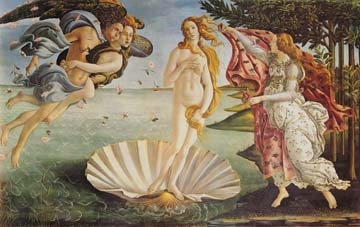 Botticelli Sandro  La nascita di Venere 