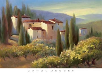 Jessen Carol - Blue Shadow in Tuscany II 
