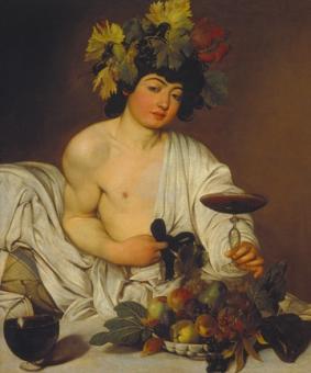 Caravaggio  - Junger Bacchus 