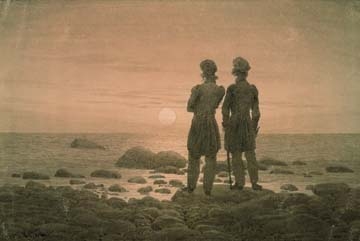 Friedrich Caspar David - Zwei Männer am Strand 