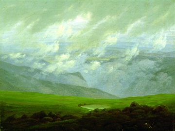 Friedrich Caspar David - Ziehende Wolken 