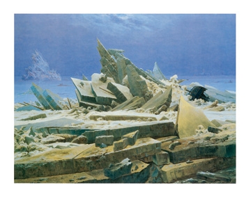 Friedrich Caspar David - Das Eismeer 