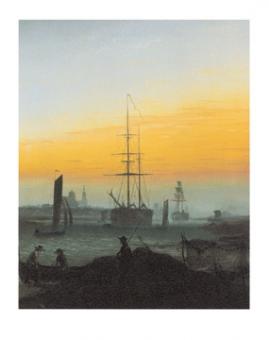 Friedrich Caspar David - Der Greifswalder Hafen 