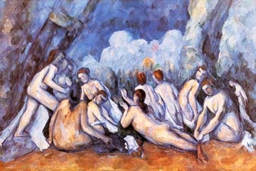 Cézanne Paul Die großen Badenden 