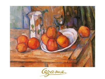 Cézanne Paul - Bricco, bicchiere e piato 