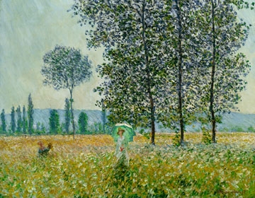 Monet Claude - Felder im Frühling 