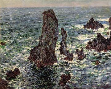 Monet Claude  Felsen im Belle Ile 