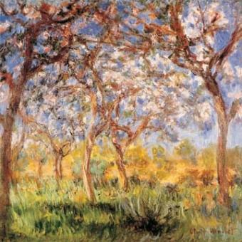 Monet Claude  Frühling in Giverny 
