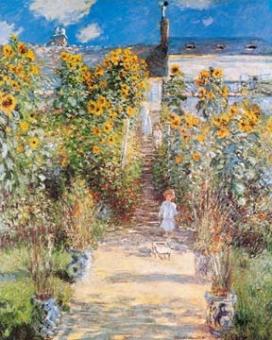 Monet Claude  Der Garten des Künstlers 