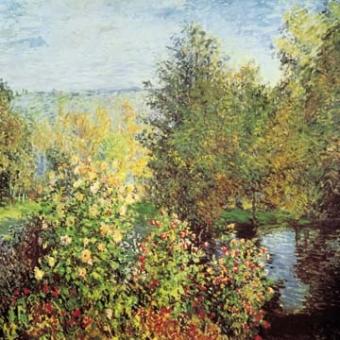 Monet Claude  Stiller Winkel im Garten 