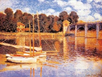 Monet Claude  Die Brücke von Argenteuil 