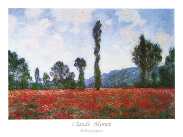 Monet Claude - Field of Poppies 