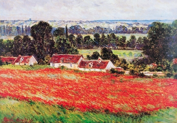 Monet Claude - Field of Poppies 