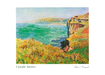 Monet Claude - Falaise à Varengeville 
