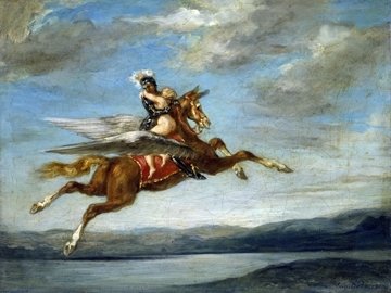 Delacroix Eugene - Roger und Angélique 