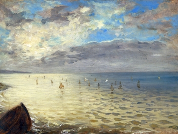 Delacroix Eugene - Das Meer, von den Höhen bei... 