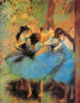Degas Edgar - Die blauen Tänzerinnen 