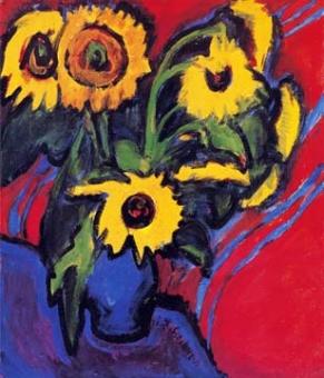 Kirchner Ernst Ludwig - Sonnenblumen 