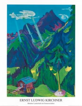 Kirchner Ernst Ludwig - Bündner Landschaft 