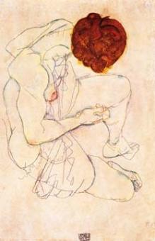 Schiele Egon - Sitzender Frauenakt 