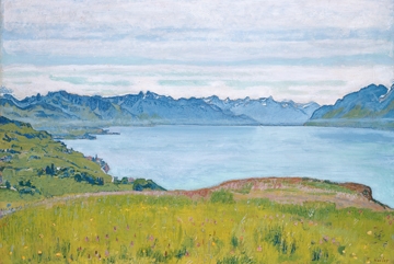 Hodler Ferdinand - Landschaft am Genfer See 