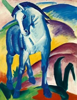 Marc Franz - Blaues Pferd I 