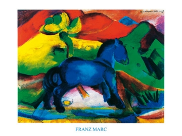 Marc Franz - Blaues Pferdchen 