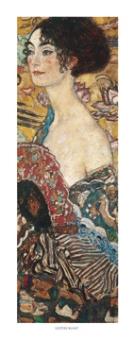 Klimt Gustav  Segnora con ventaglio 