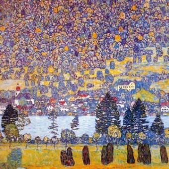 Klimt Gustav - Waldabhang in Unterach am Atters 