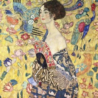 Klimt Gustav  Dame mit Fächer 