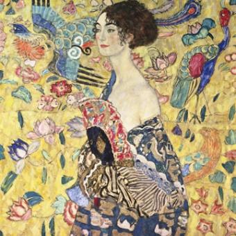 Klimt Gustav  Dame mit Fächer 