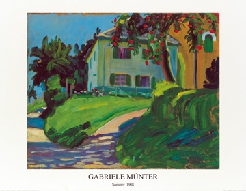 Münter Gabriele - Sommer 1908 (Haus mit Apfelbaum) 