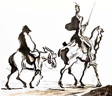 Daumier Honoré - Don Quixote 