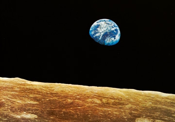 Nasa 1969 Apollo 8 Earth view 