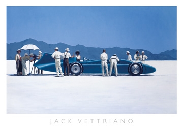 Vettriano Jack - Bluebird at Bonneville 