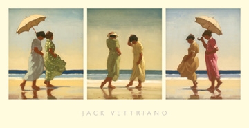 Vettriano Jack - Summer Days - Triptych 