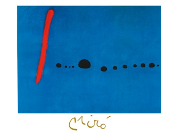 Miro Joan - Blue II, 4-3-61 