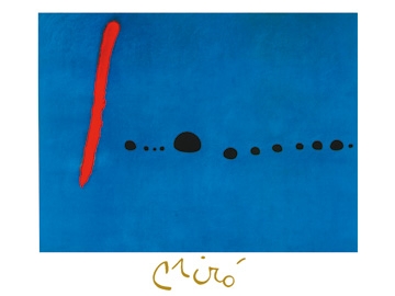 Miro Joan - Blue II, 4-3-61 