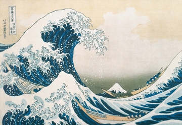 Hokusai K. - Die grosse Welle von Kanagawa 