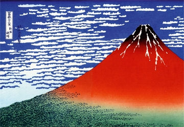 Hokusai K. - Roter Fuji 